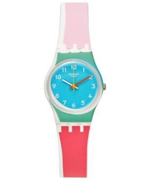 Swatch Women's Swiss Sport Mixer Multi-color Silicone Strap Watch 25mm Lw146