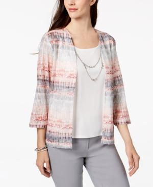 Alfred Dunner Lakeshore Drive Layered-look Necklace Top