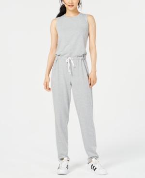 Material Girl Juniors' Sleeveless Drawstring Jumpsuit, Created For Macy's