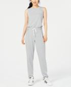Material Girl Juniors' Sleeveless Drawstring Jumpsuit, Created For Macy's