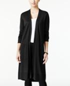Alfani Open-front Long Cardigan, Only At Macy's