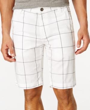 Inc International Concepts Windowpane Shorts, Only At Macy's