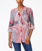 Charter Club Petite Paisley Shirt, Only At Macy's