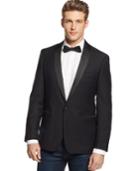 Ryan Seacrest Distinction Black Slim-fit Dinner Jacket