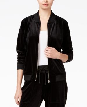 Guess Eriko Velour Bomber Jacket