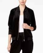 Guess Eriko Velour Bomber Jacket