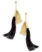 Thalia Sodi Two-tone Tassel Earrings, Created For Macy's