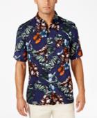 Tasso Elba Men's Big And Tall Floral Shirt, Only At Macy's