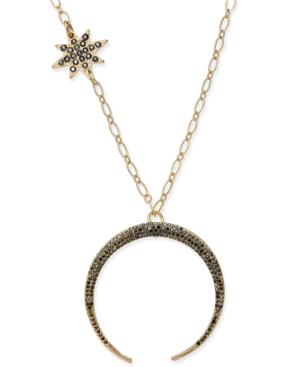 Inc International Concepts Gold-tone Squash Blossom Pendant Necklace, Created For Macy's