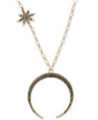 Inc International Concepts Gold-tone Squash Blossom Pendant Necklace, Created For Macy's