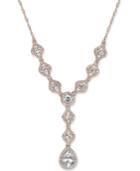 Charter Club Gold-tone Crystal Y-necklace, Created For Macy's