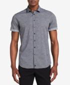 Calvin Klein Men's Classic-fit Chevron Print Shirt