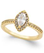 Charter Club Gold-tone Marquise Crystal Statement Ring, Only At Macy's