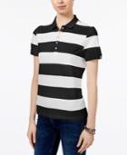 Tommy Hilfiger Striped Polo Top, Only At Macy's