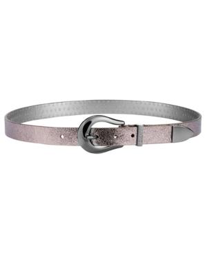 Dkny Metallic Tipped Belt, Created For Macy's