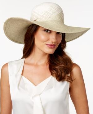 Calvin Klein Ombre Weave Floppy Sun Hat