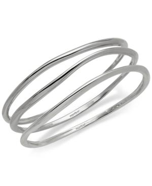 Nambe 3-pc. Set Signature Bangle Bracelets In Sterling Silver