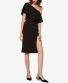 Fame And Partners One-shoulder Ruffled Dress