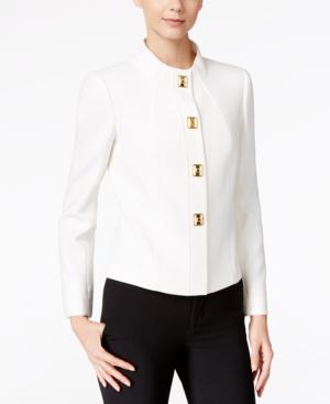 Tahari Asl Four-button Framed Jacket