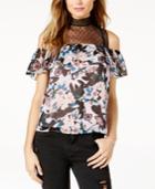 Guess Shelbi Cold-shoulder Illusion Top