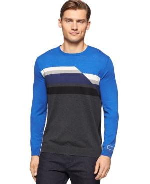 Calvin Klein Colorblocked Tech Crew-neck Sweater