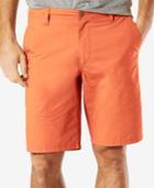 Dockers Men's Flat Front Cotton 9 Shorts