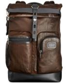 Tumi Alpha Bravo Luke Roll-top Leather Backpack
