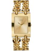 Guess Women's Gold-tone Stainless Steel Chain Bracelet Watch 36mm