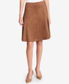 Tommy Hilfiger Faux-suede Swing Skirt