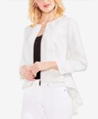 Vince Camuto High-low Ruffled-back Blazer