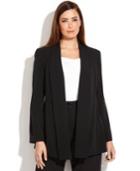 Calvin Klein Plus Size Open-front Soft Jacket