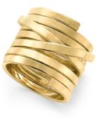 Inc International Concepts Gold-tone Spiral Ring, Only At Macy's