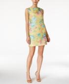Jessica Howard Petite Floral Jacquard Sheath Dress