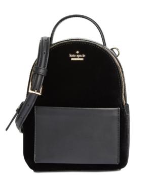 Kate Spade New York Watson Lane Velvet Merry Mini Crossbody Backpack