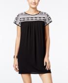 Trixxi Juniors' Embroidered Shift Dress