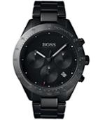 Boss Hugo Boss Men's Chronograph Talent Black Ceramic Bracelet Watch 42mm
