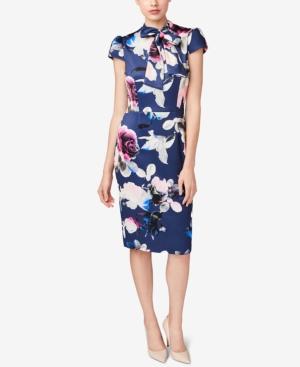 Betsey Johnson Tie-neck Sheath Dress