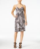 Inc International Concepts Printed Surplice Sheath Dress, Only At Macy's