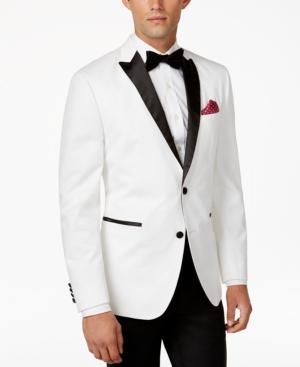 Bar Iii Men's Satin-lapel Slim-fit Evening Jacket, Only At Macy's