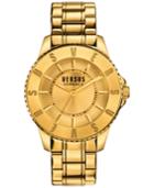Versus By Versace Men's Gold-tone Ion-plated Stainless Steel Bracelet Watch 42mm Sgm220015