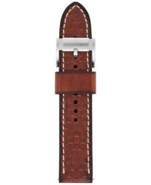 Fossil Men's Q Dark Brown Leather Watch Strap S221291