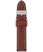 Fossil Men's Q Dark Brown Leather Watch Strap S221291