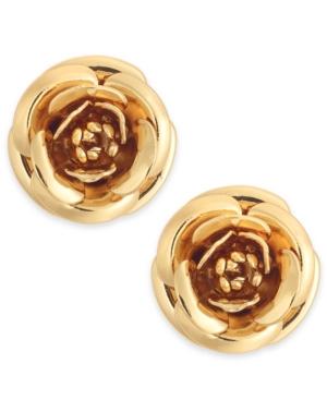 Kate Spade New York Gold-tone Flower Stud Earrings