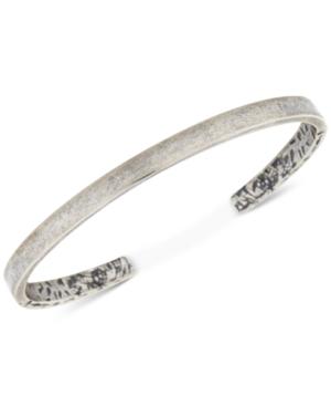 Degs & Sal Men's Burnout Cuff Bracelet In Sterling Silver