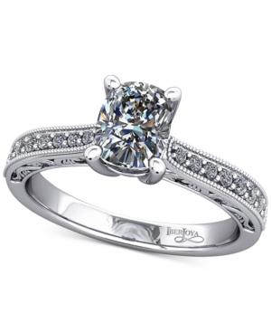 Diamond Filigree Mount Setting (1/6 Ct. T.w.) In 14k White Gold