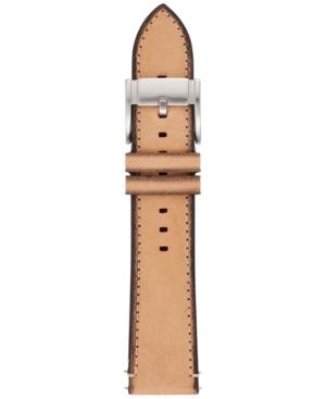 Fossil Men's Q Light Brown Leather Watch Strap S221301