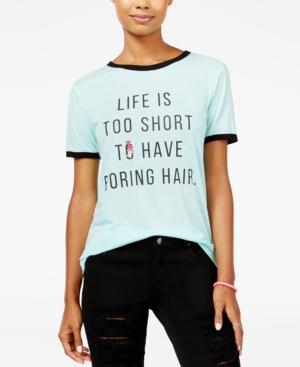 Trolls By Dreamworks Juniors' Life Is Too Short Graphic T-shirt