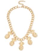 M. Haskell For Inc International Concepts Gold-tone Pineapple Charm Necklace, Only At Macy's