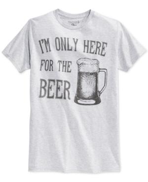 Bioworld I'm Only Here For The Beer Graphic T-shirt