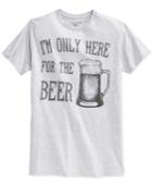 Bioworld I'm Only Here For The Beer Graphic T-shirt